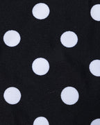 Reversible Bikini Set with Black Polka Dots