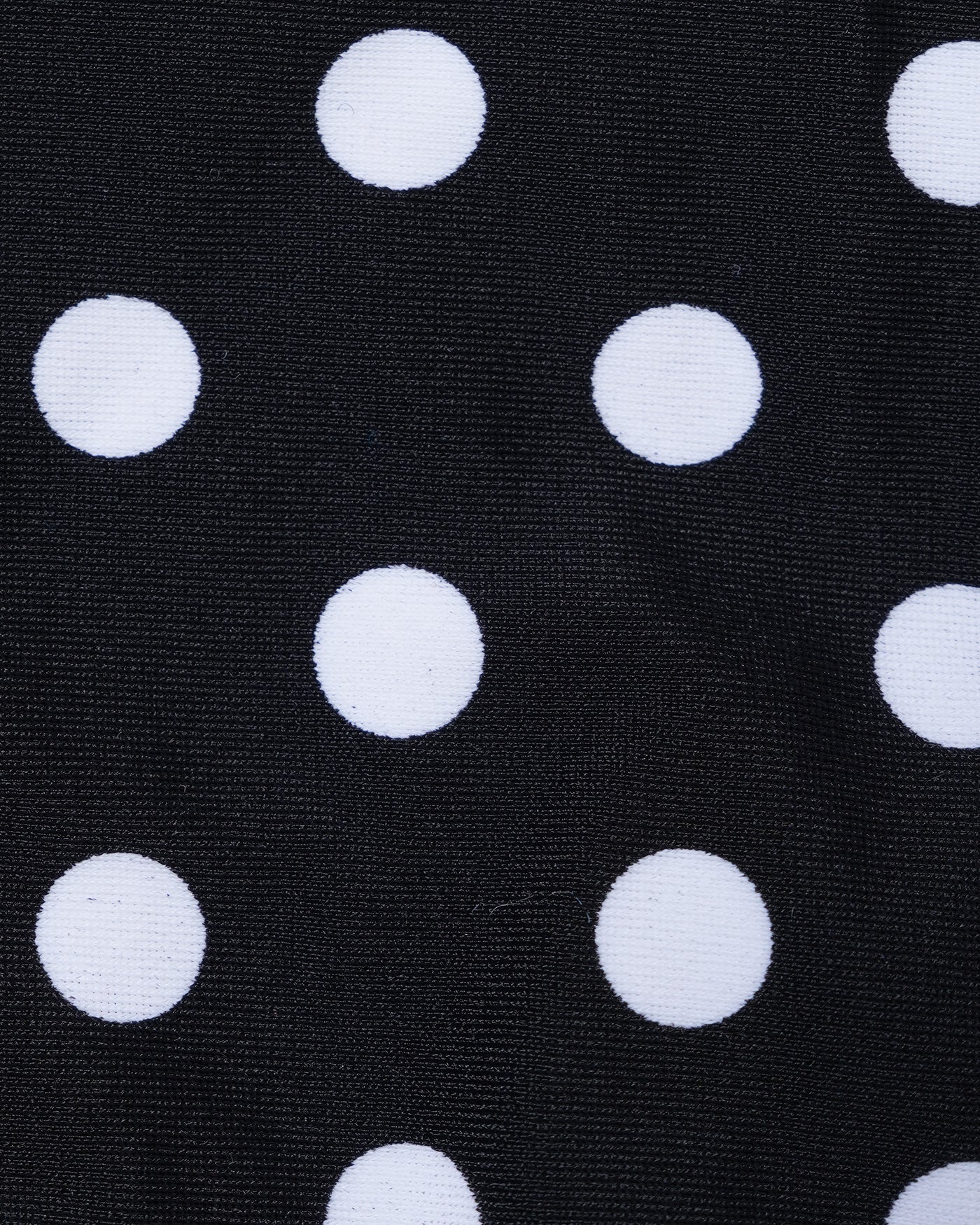 Reversible Bikini Set with Black Polka Dots
