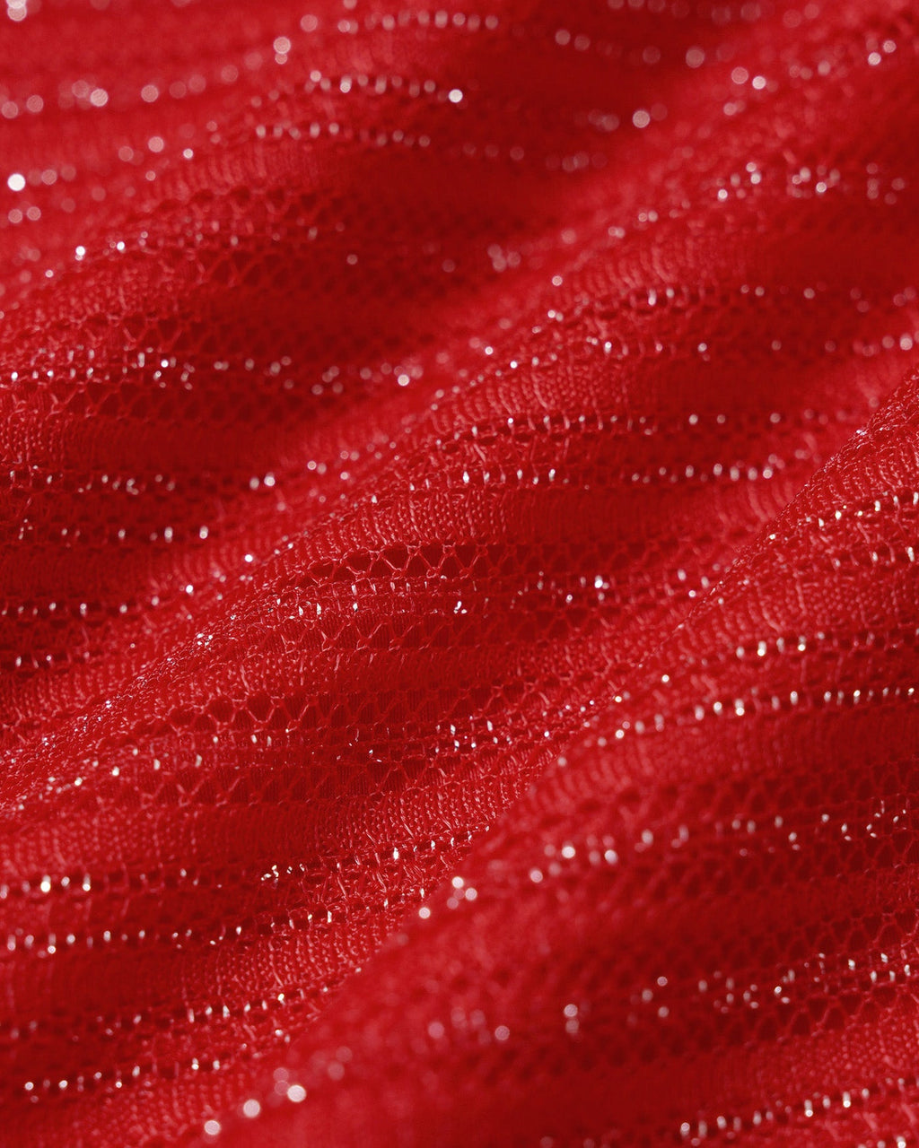 Red Sequin Underwire Bikini Set