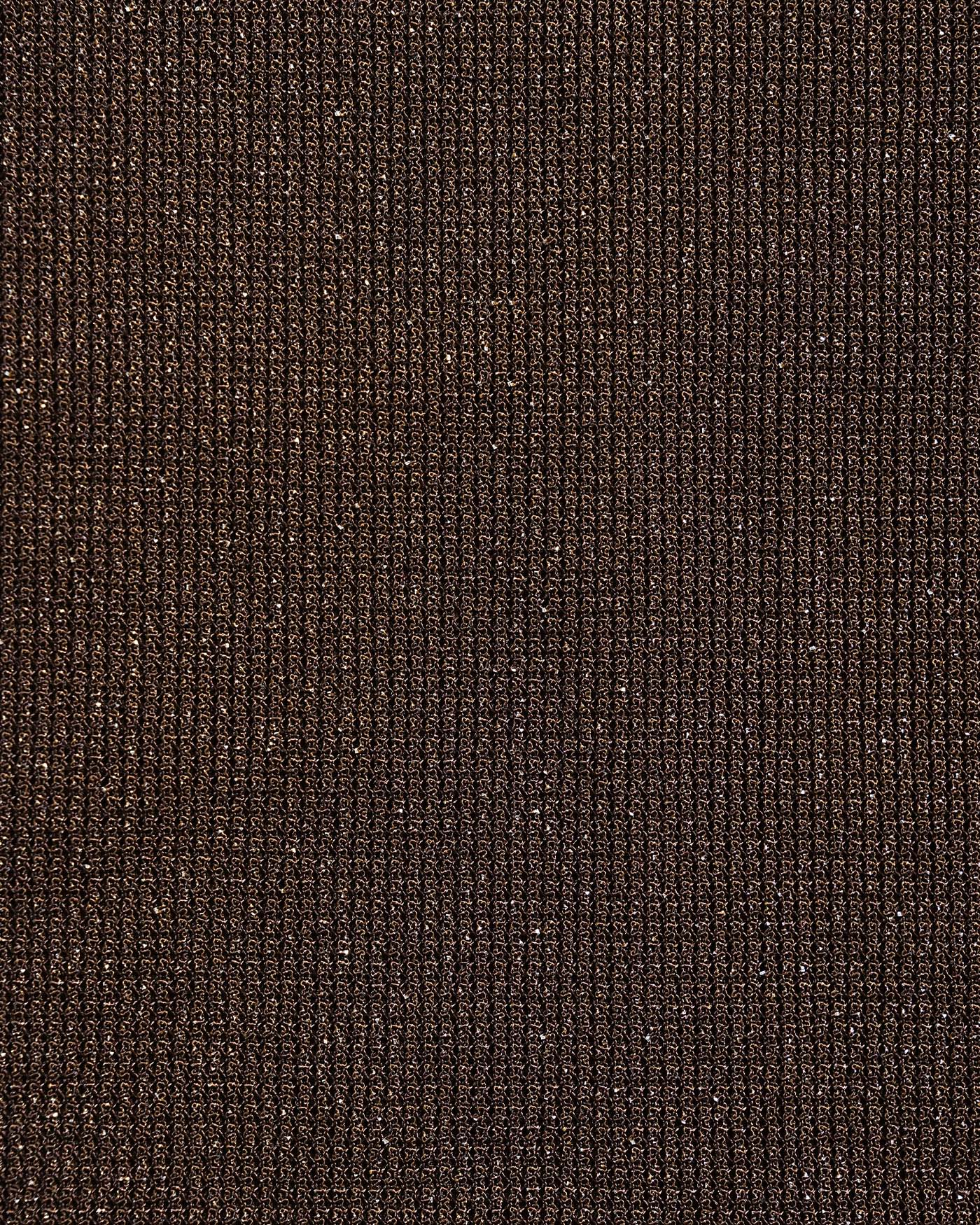 Brown Sequin V-Neck Bralette One-Piece Swimsuit