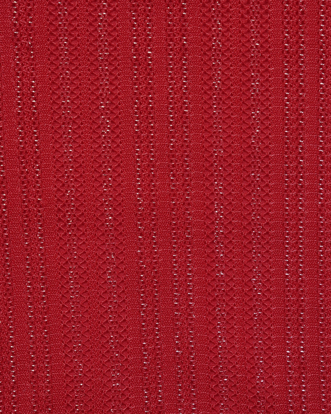 Red Sequined Square Neck Tankini Set