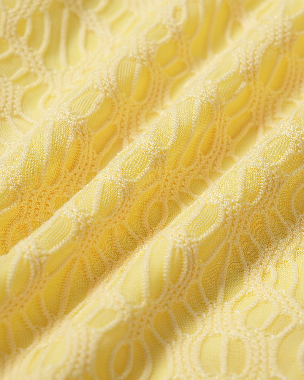Textured Yellow Underwire Bikini Set