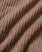 Brown Striped Triangle Bikini Ensemble