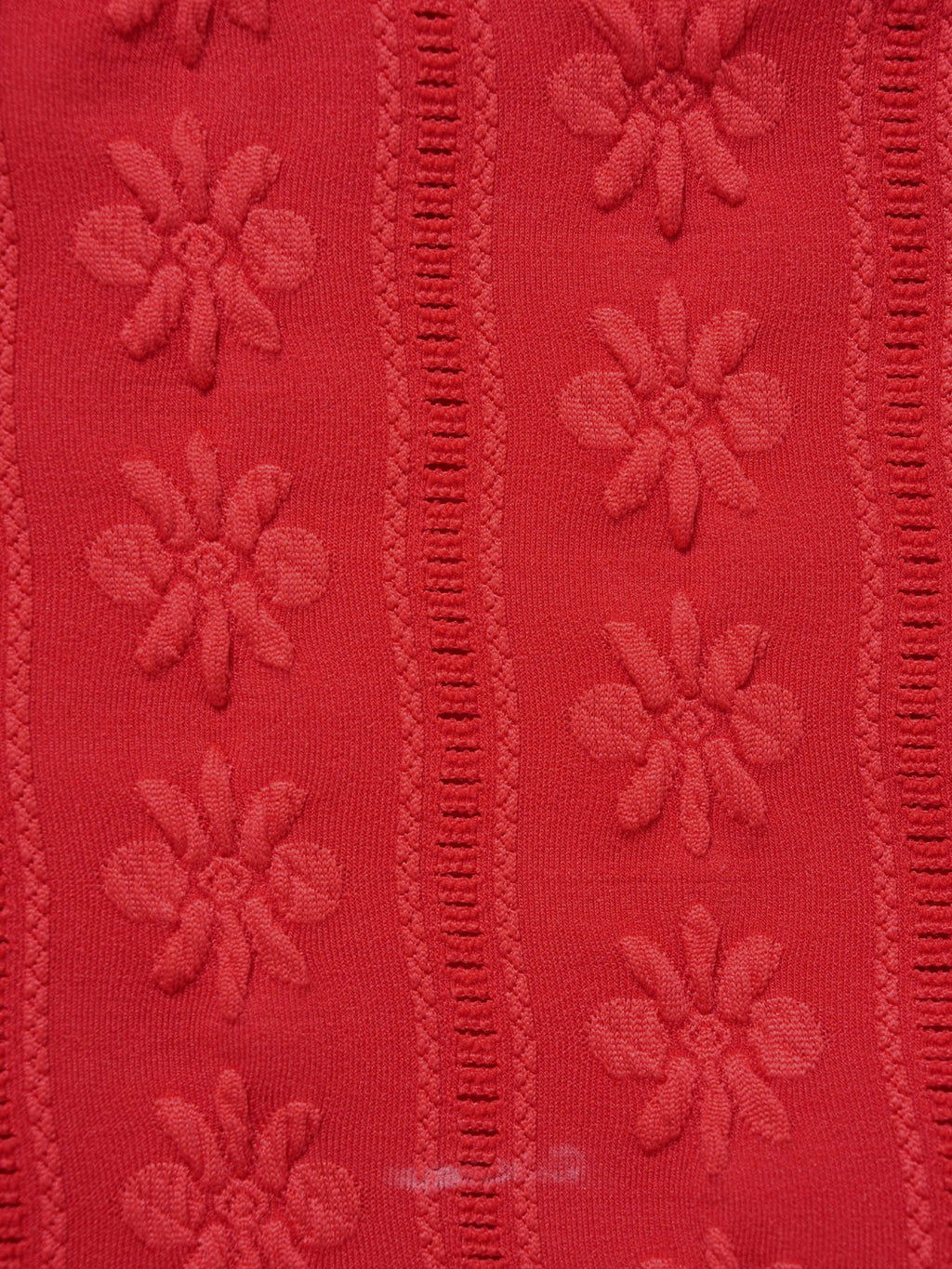 Red Jacquard Halter Neck Bikini Set with Drawstring