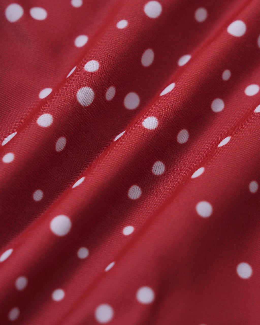 Red Polka Dot Two-Piece Swimsuit