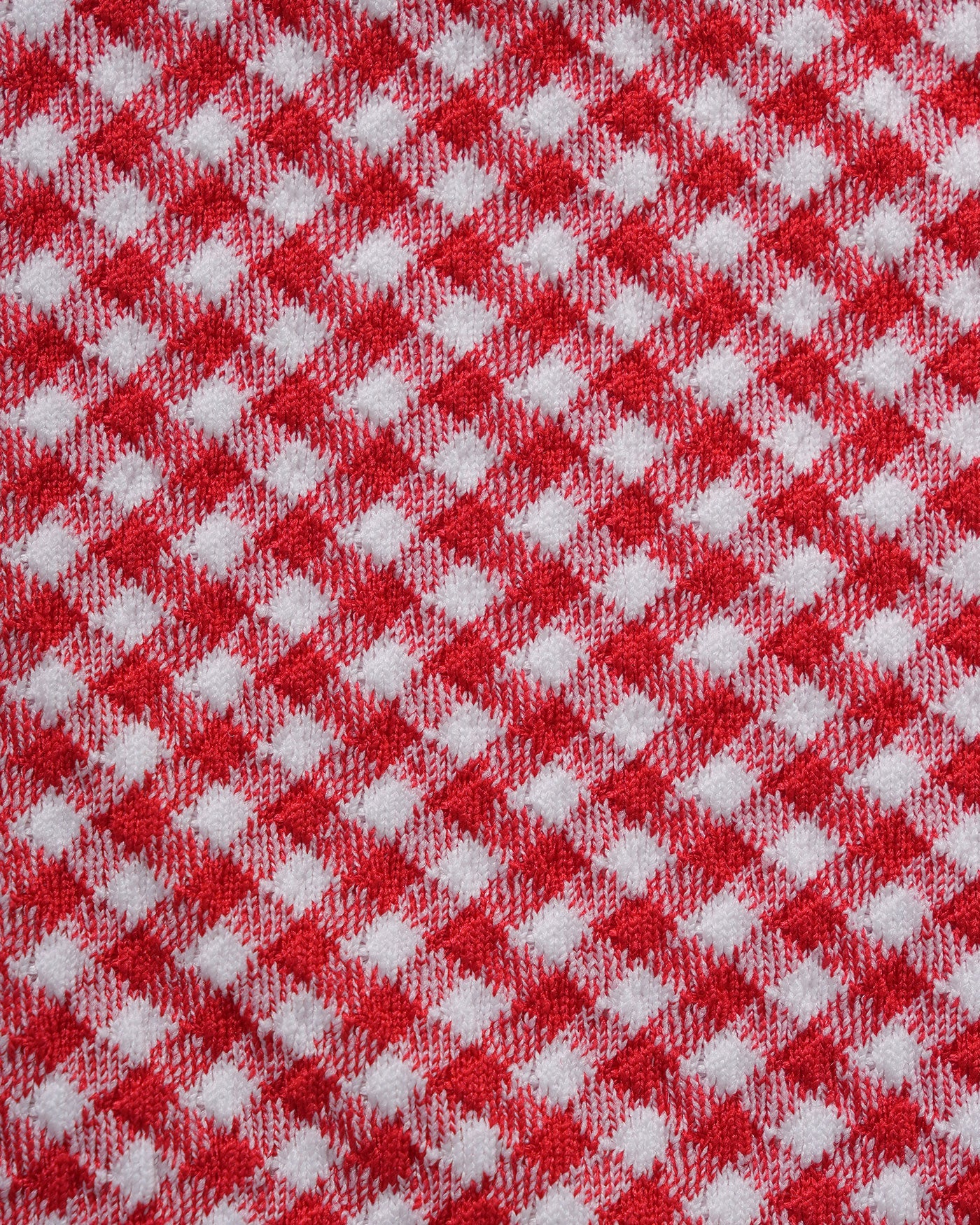Red Plaid Triangular Bikini Set