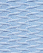 Textured Blue Triangle Bikini Set