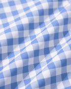 Blue Plaid Underwire Swimsuit