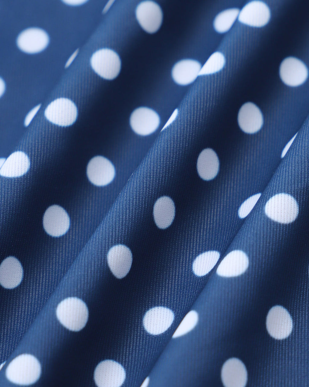 Blue Polka Dot Swimsuit