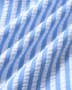 Striped Blue Square Neck Bikini Set