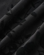 V-Neck Black Lace Tank Top