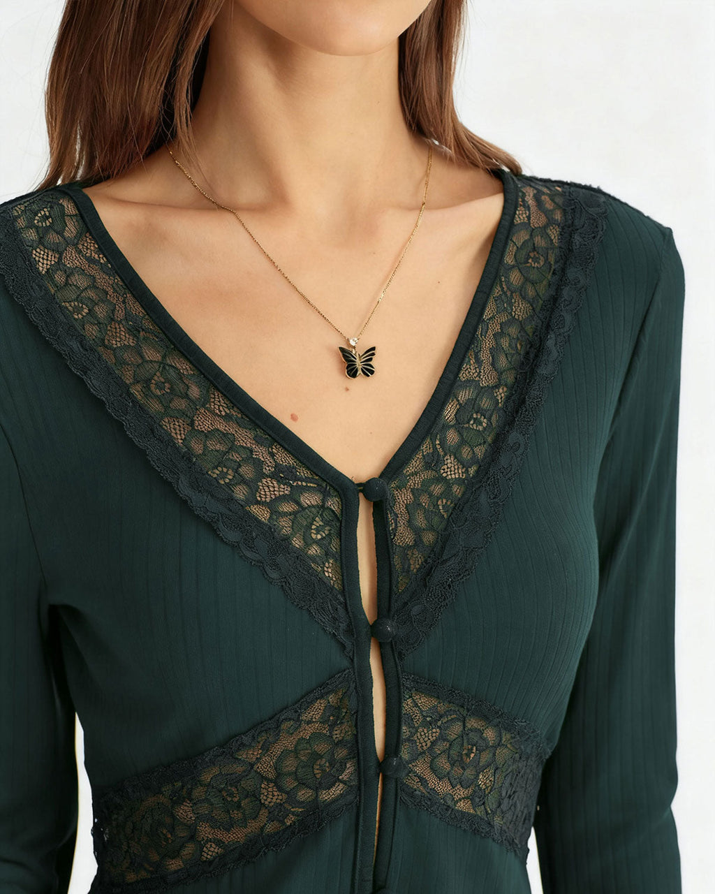 Sheer Green Slim Fit Knit T-Shirt