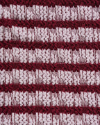 Red Striped Triangle Bikini Ensemble
