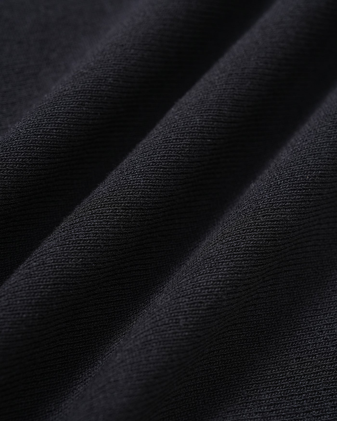 Black Viscose Knit Top with Square Neck