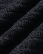 Black V-Neck Mermaid Maxi Sweater Dress