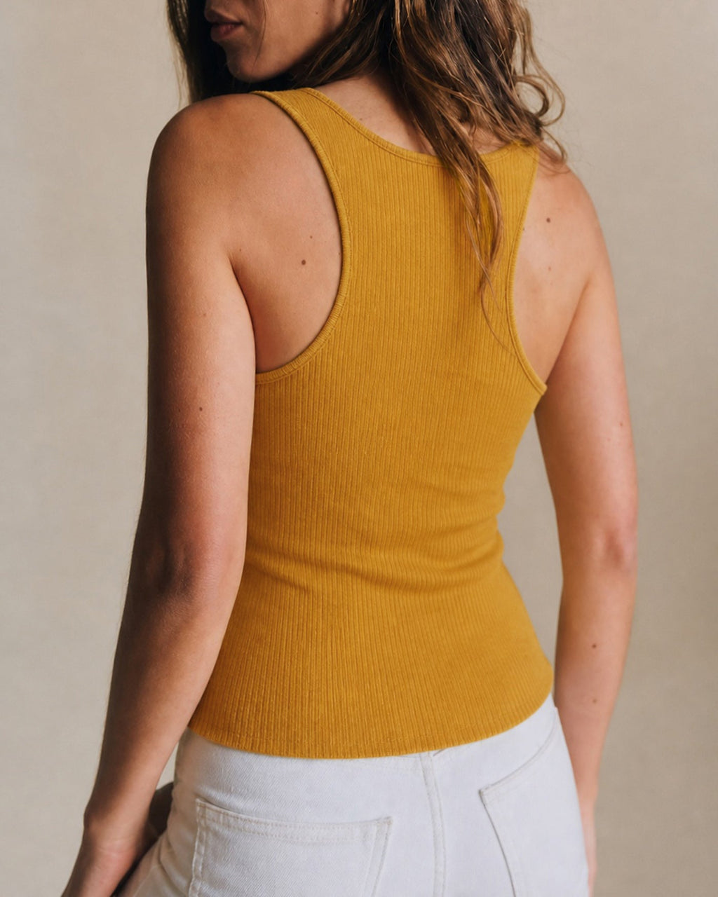 Ginger Sleeveless Solid Tank Top