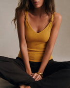 Ginger Sleeveless Solid Tank Top