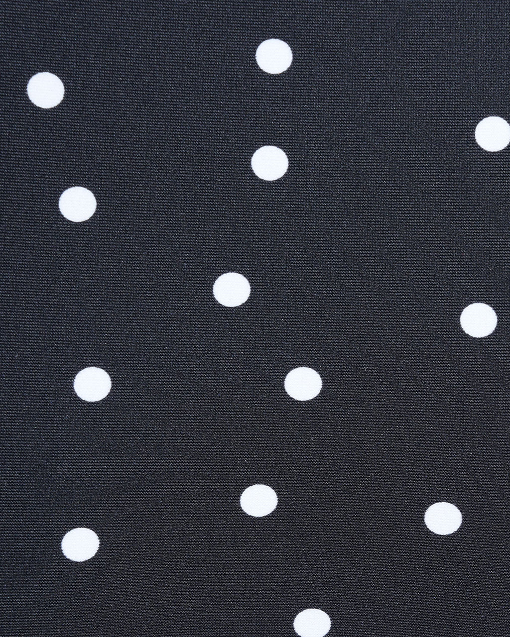 Polka Dot Bandeau Bikini Set in Black