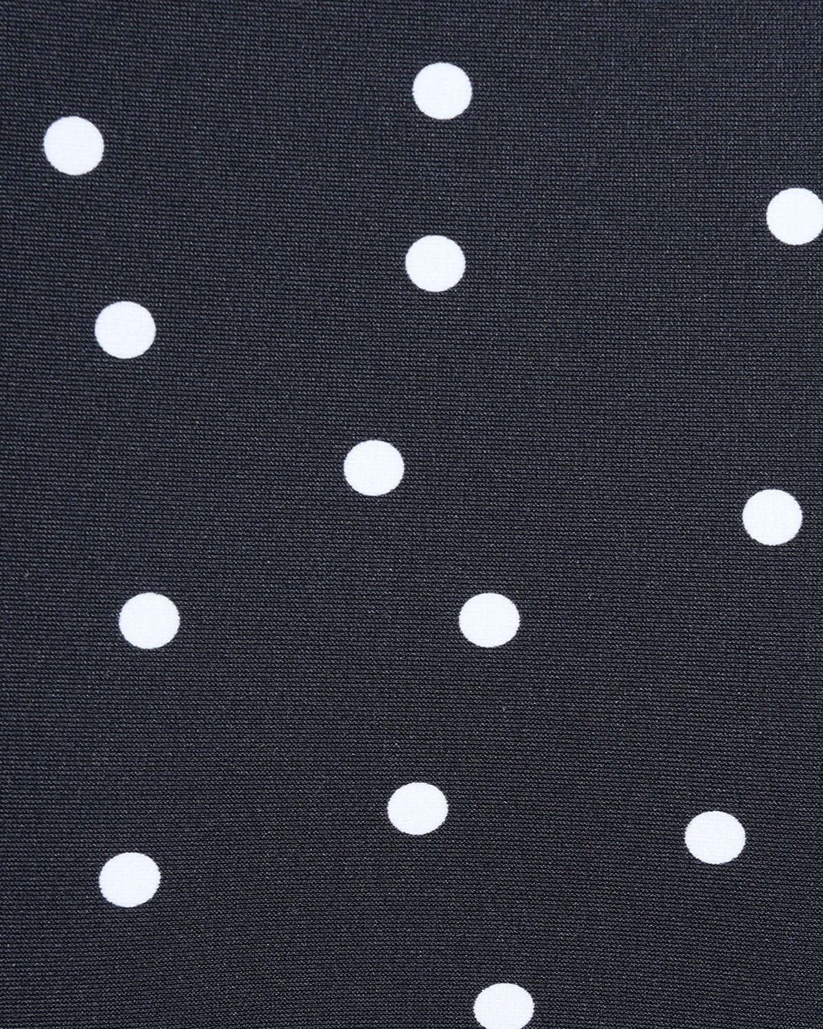 Polka Dot Bandeau Bikini Set in Black