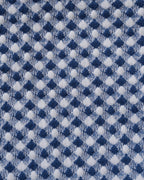 Plaid Blue Underwire Bikini Set