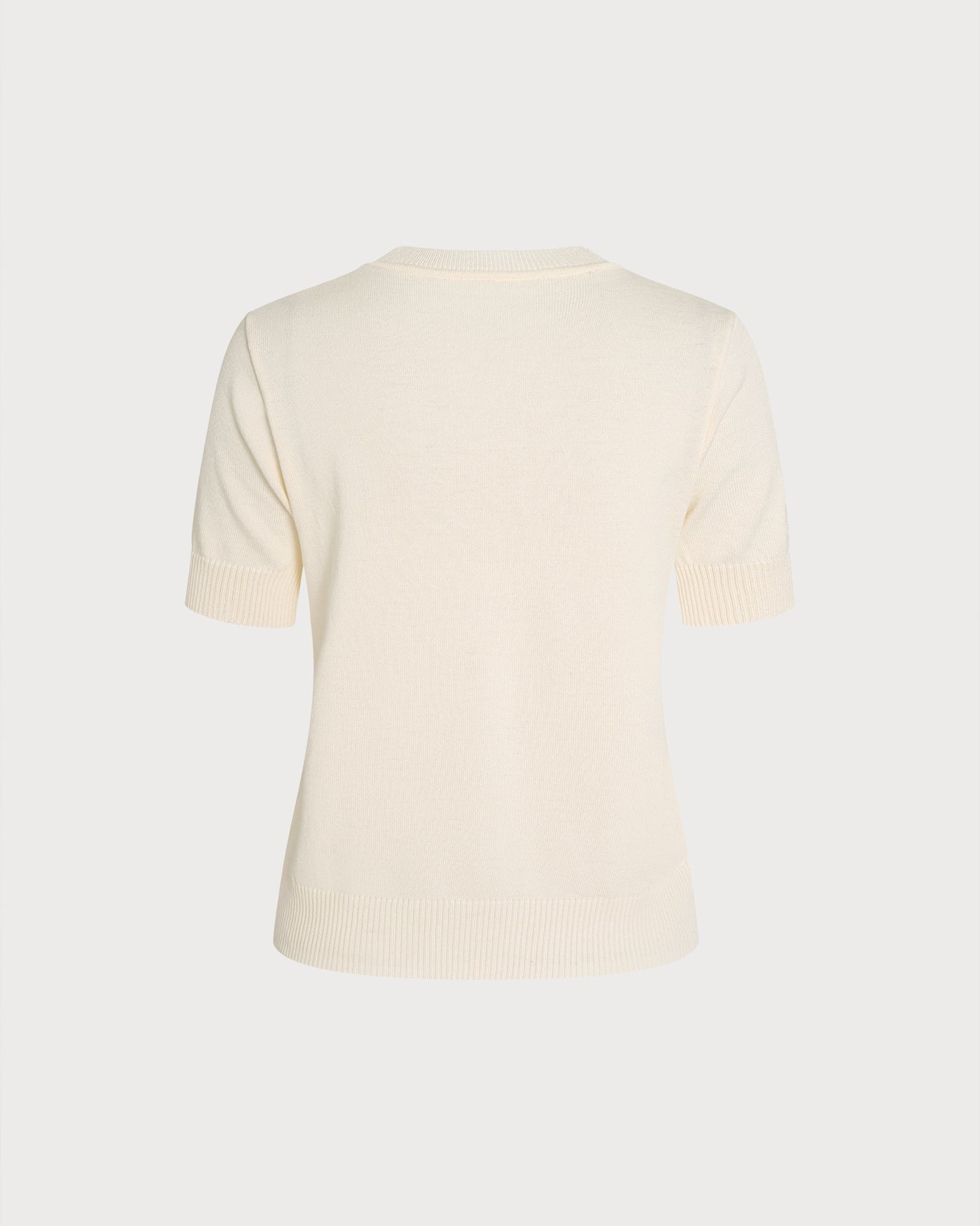 Apricot V-Neck Button-Up Knit Cardigan