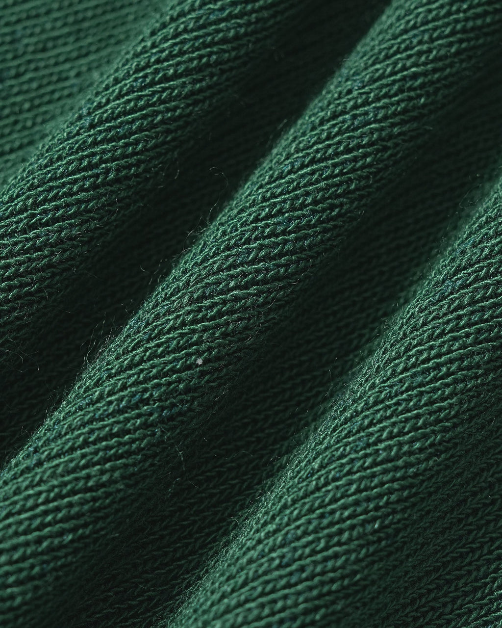 Textured Knit Tank Top in Green with V-Neck