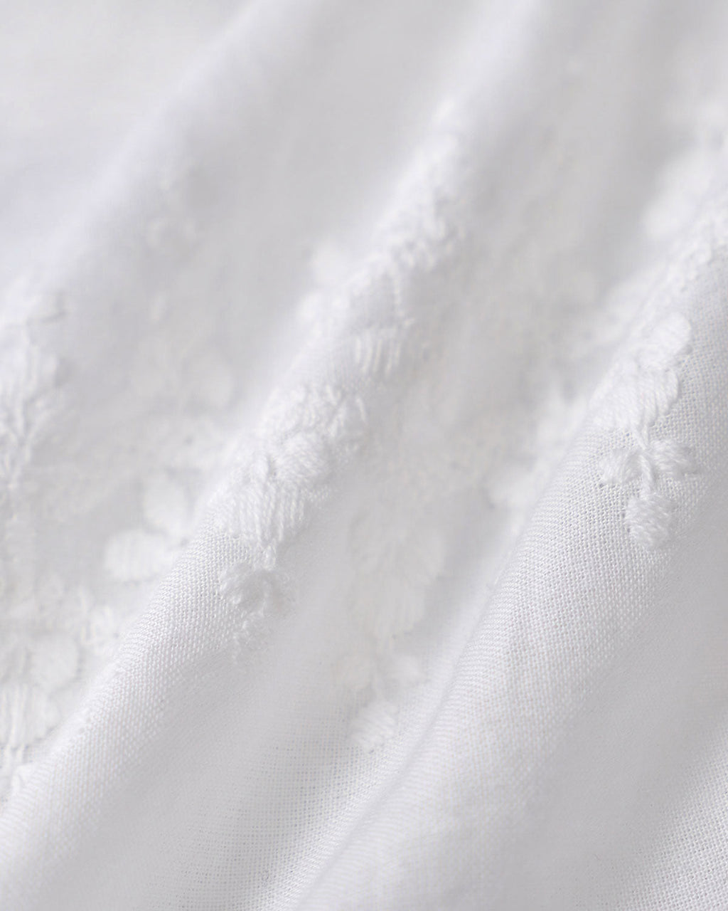 Textured White Cap Sleeve Top