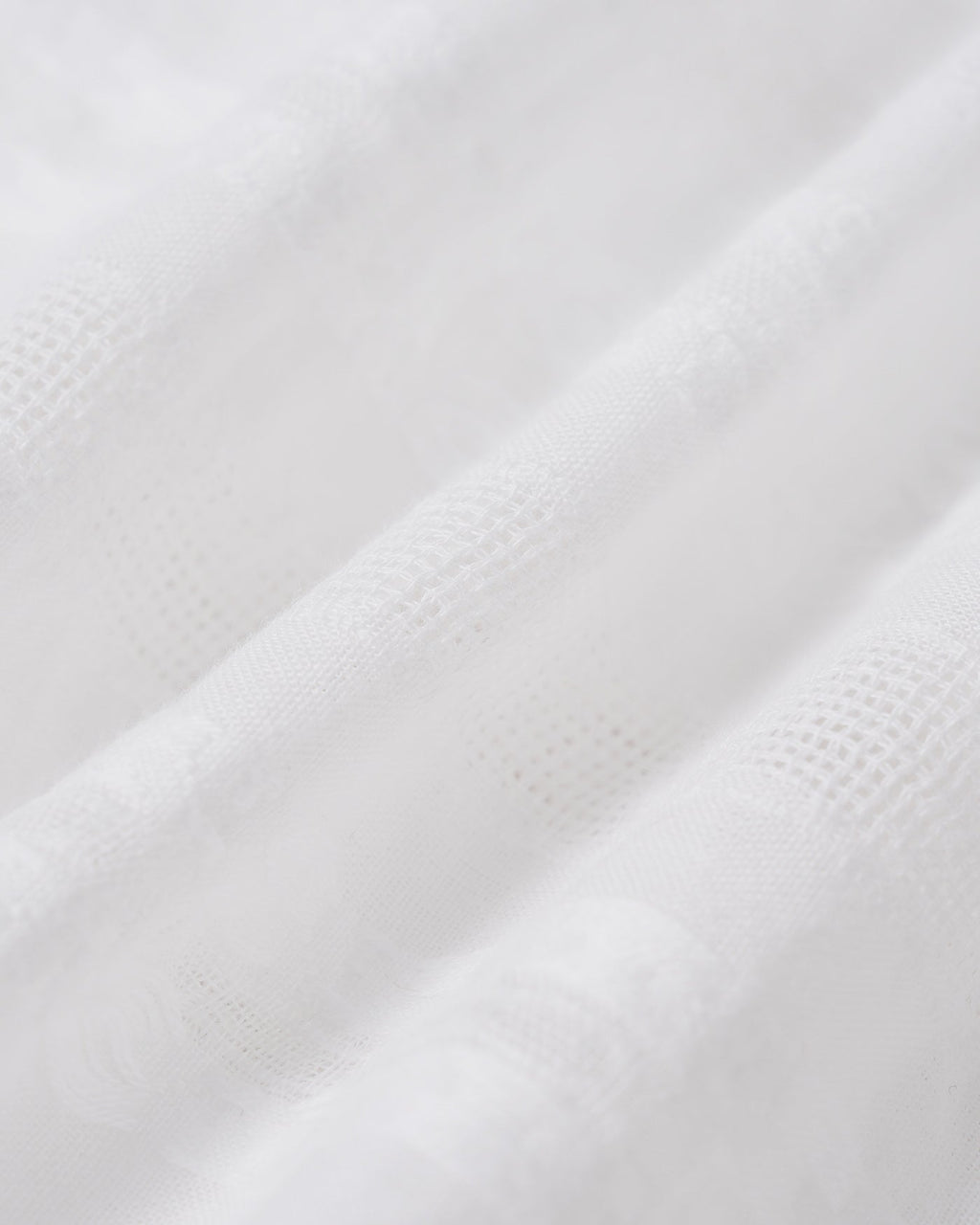 Embroidered White Mandarin Collar Tank Top