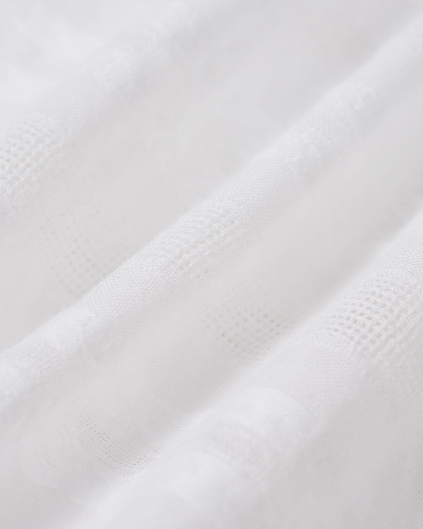 Embroidered White Mandarin Collar Tank Top