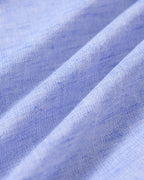 Ruched Button-Up Tank Top in Blue