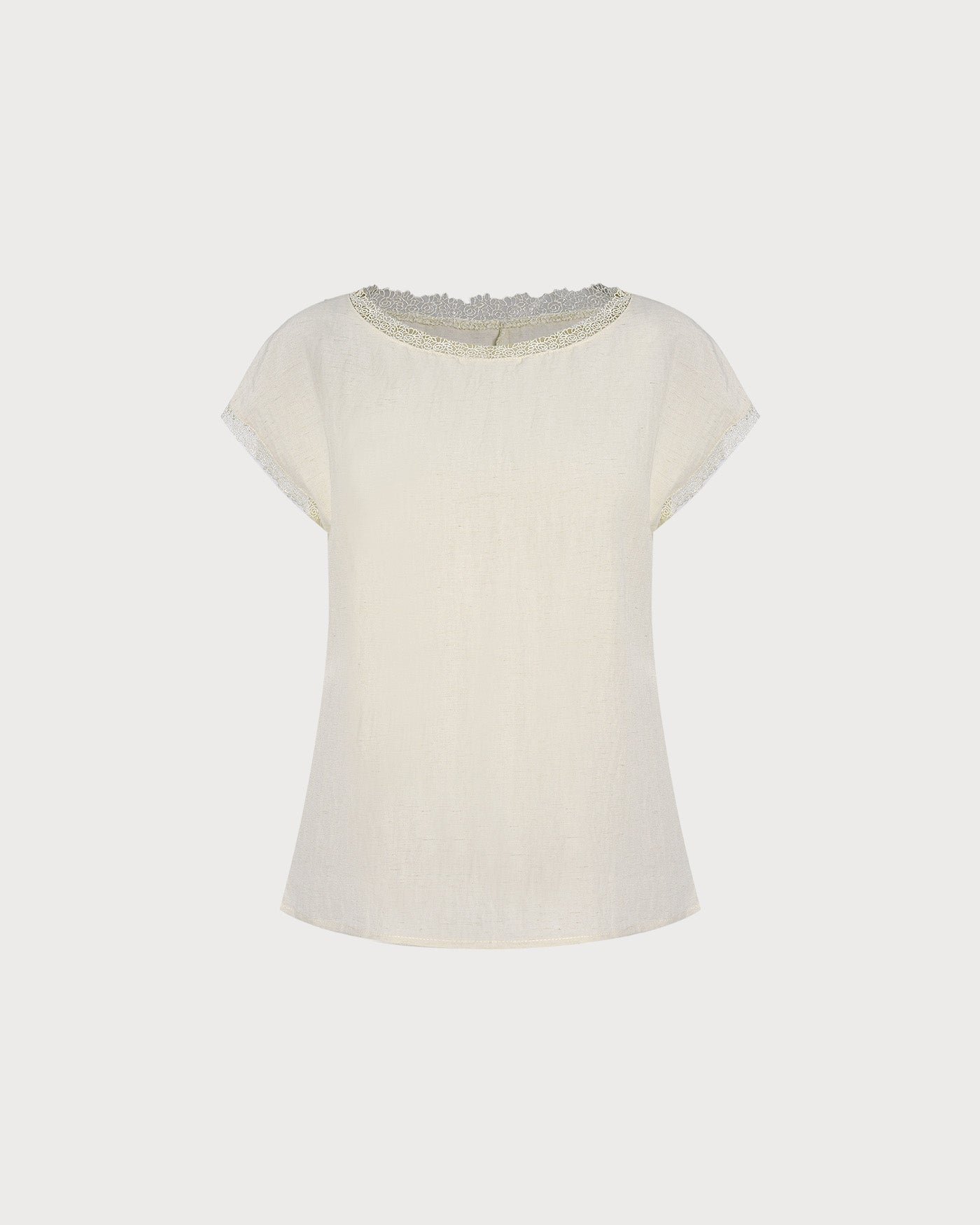 Apricot Boat Neck Colorblock Tank Top