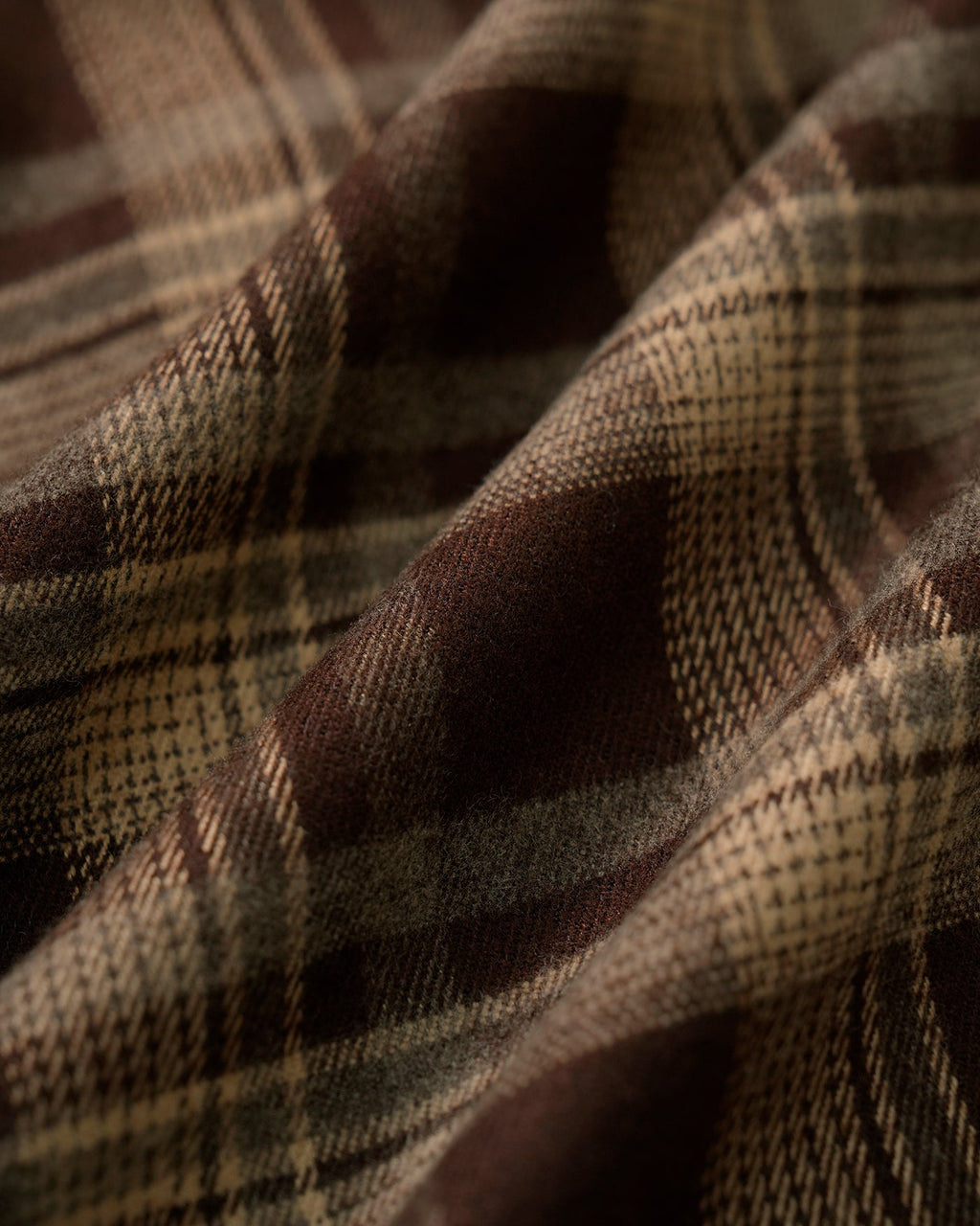 Brown Plaid Single-Breasted Blazer