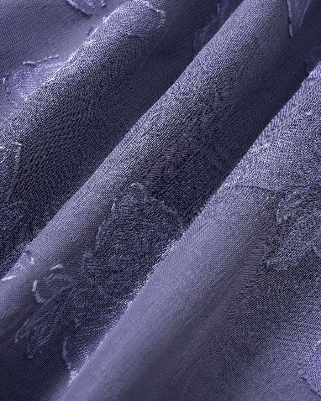 Blue Jacquard Maxi Dress with Slip Design