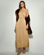 Sunny Yellow Sleeveless Maxi Slip Dress