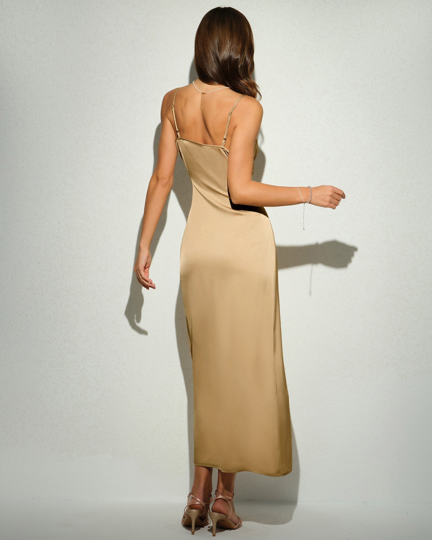 Sunny Yellow Sleeveless Maxi Slip Dress