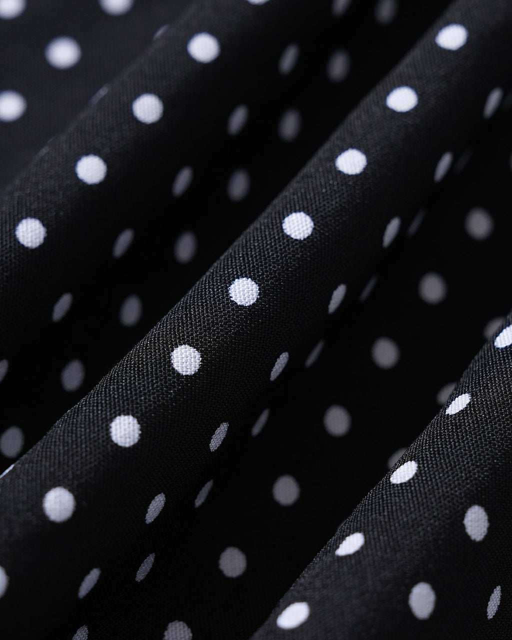 Polka Dot Maxi Dress with Black Halter Tie