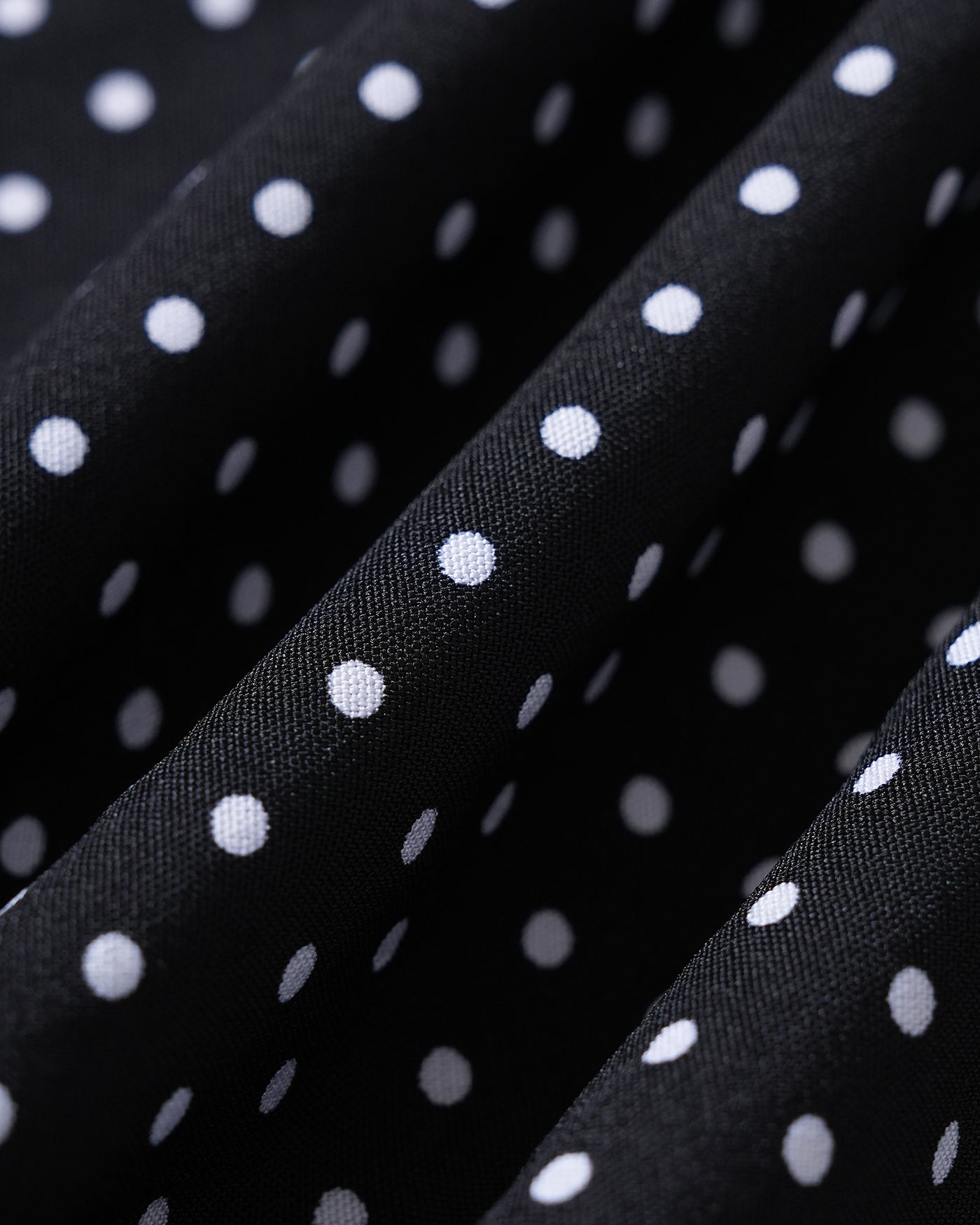 Polka Dot Maxi Dress with Black Halter Tie