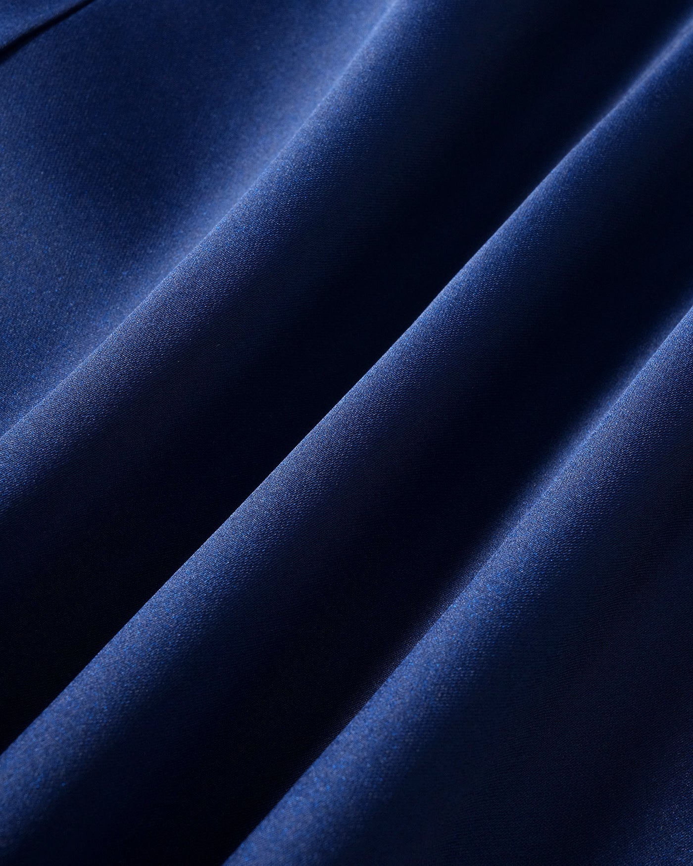 Navy Satin Maxi Slip Dress