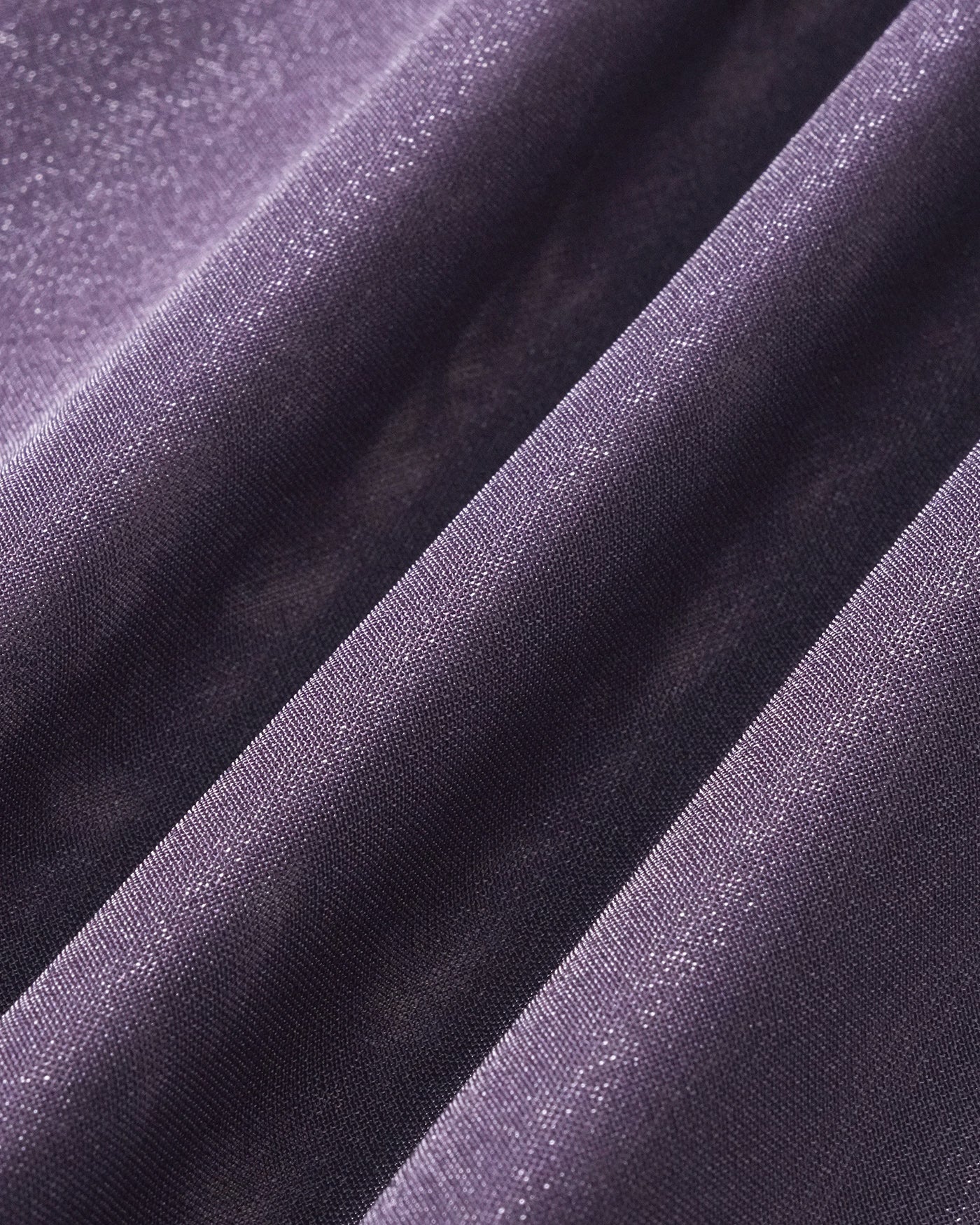 Maxi Dress with Purple Puffed Sleeves