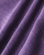 Purple Midi Dress with Square Neck and Slip Design