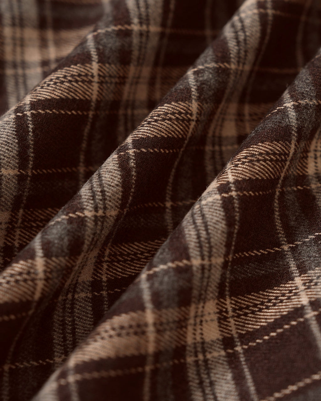 Brown Plaid Mini Dress with Sleeveless Design