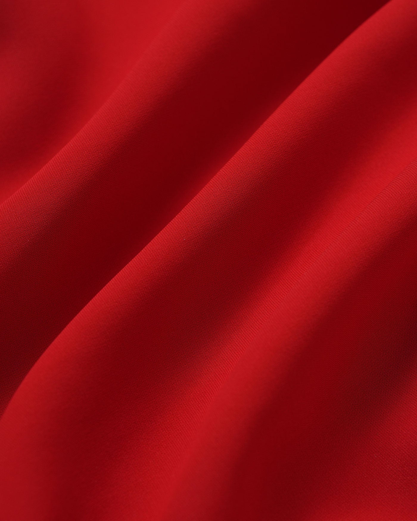 Crimson Gathered Mini Dress