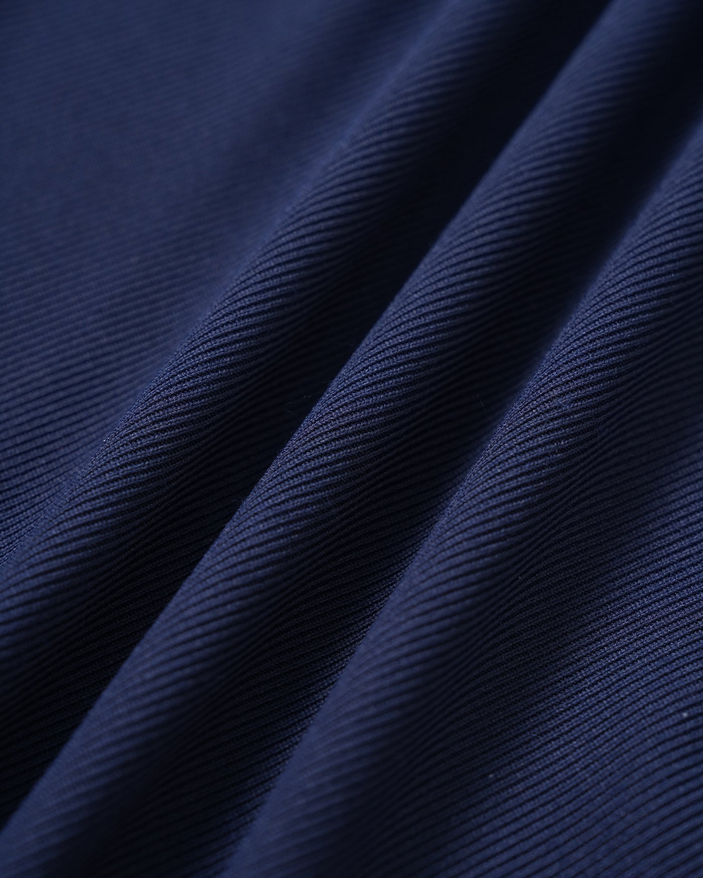 Navy Ruched Mini Dress with Mock Neck