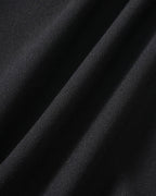 Black Mini Dress with Square Neck and Cap Sleeves