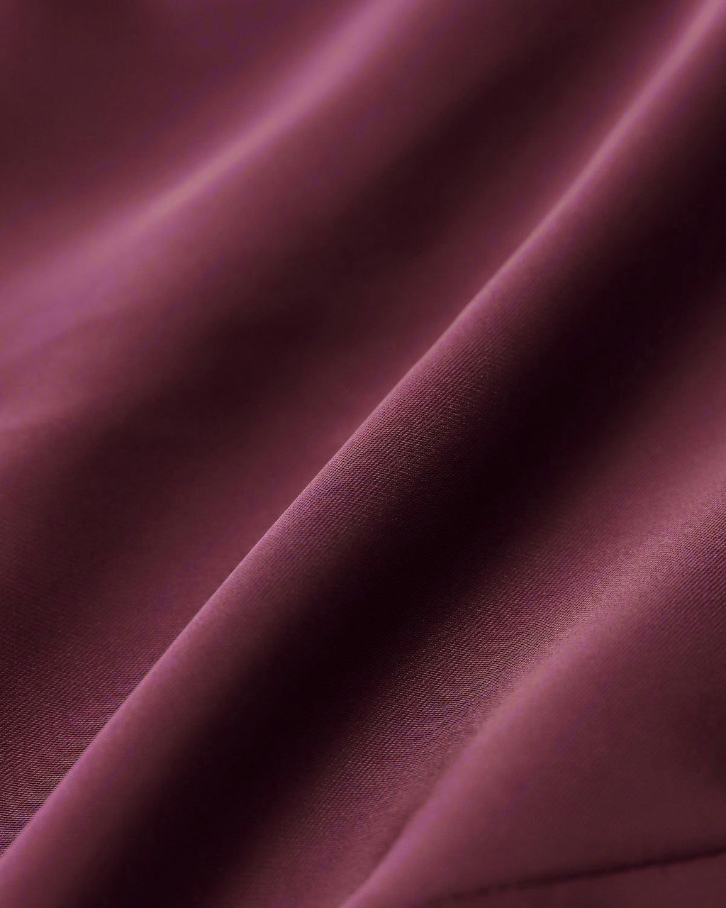 Crimson Satin Blouse