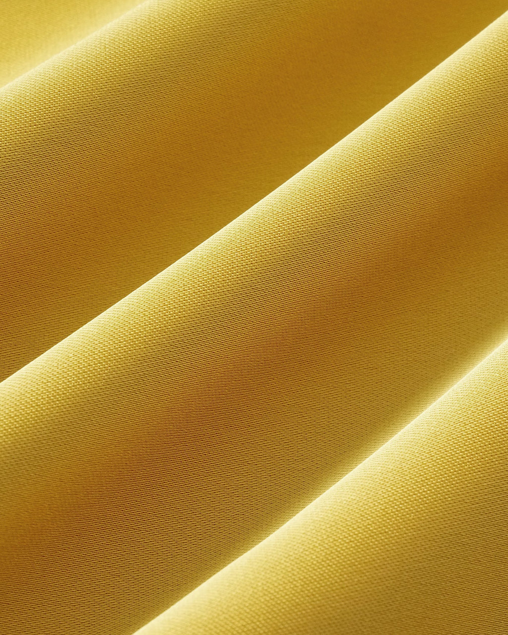 Yellow Satin Midi Skirt with Lace Detail