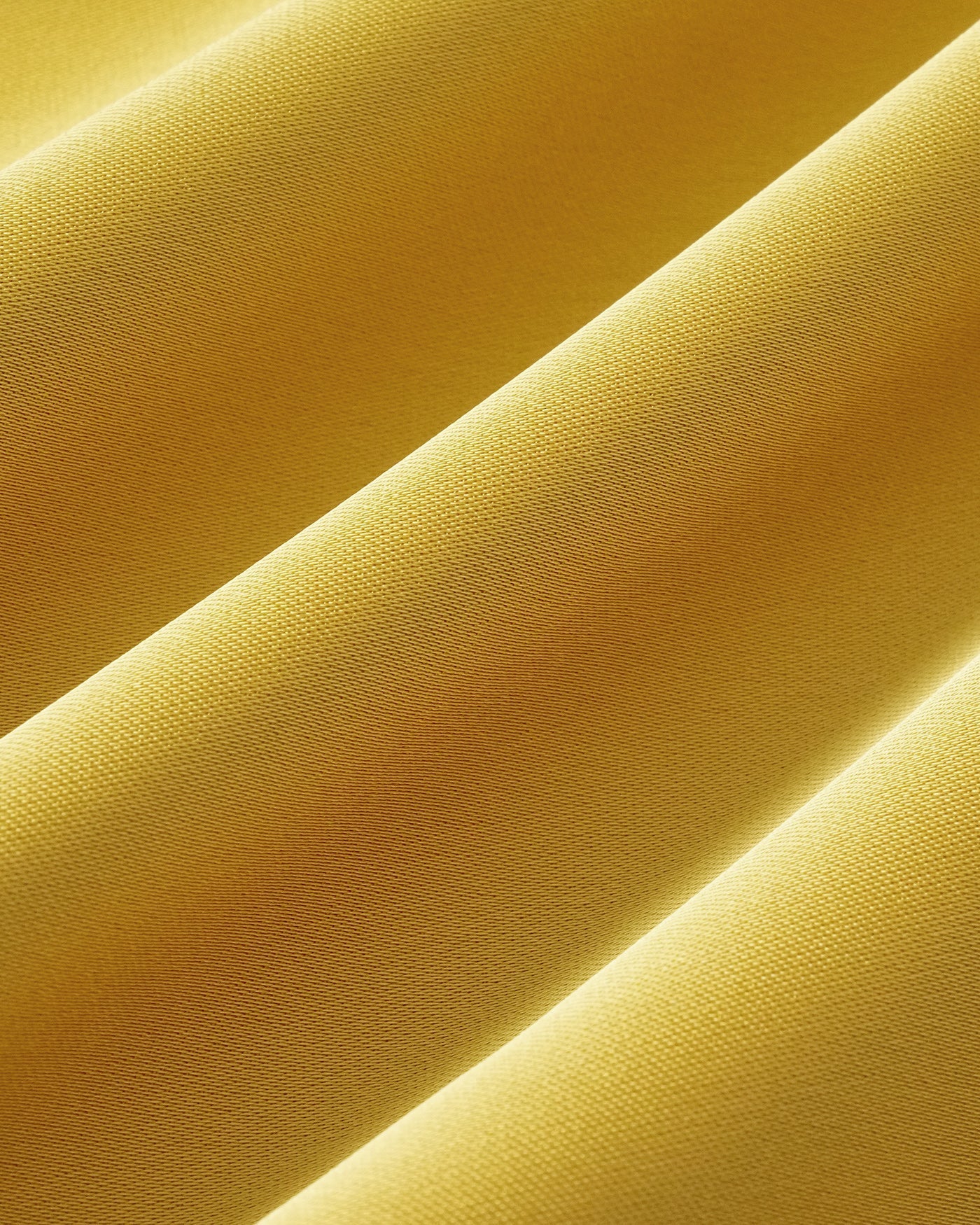 Yellow Satin Midi Skirt with Lace Detail