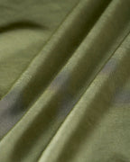 Emerald Satin A-Line Mini Skirt with Elastic Waist