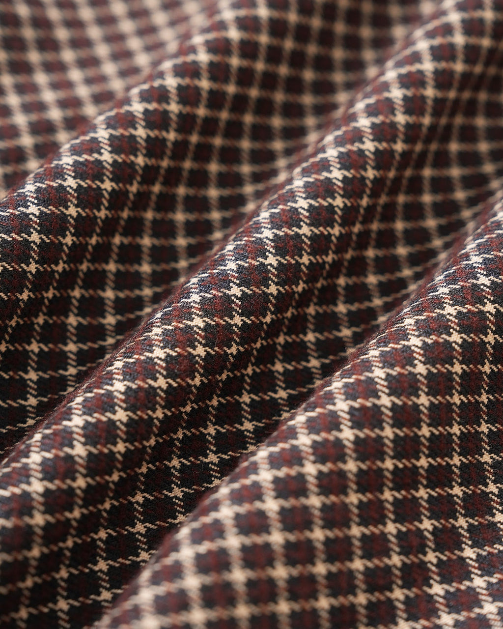 Brown Plaid A-Line Mini Skirt