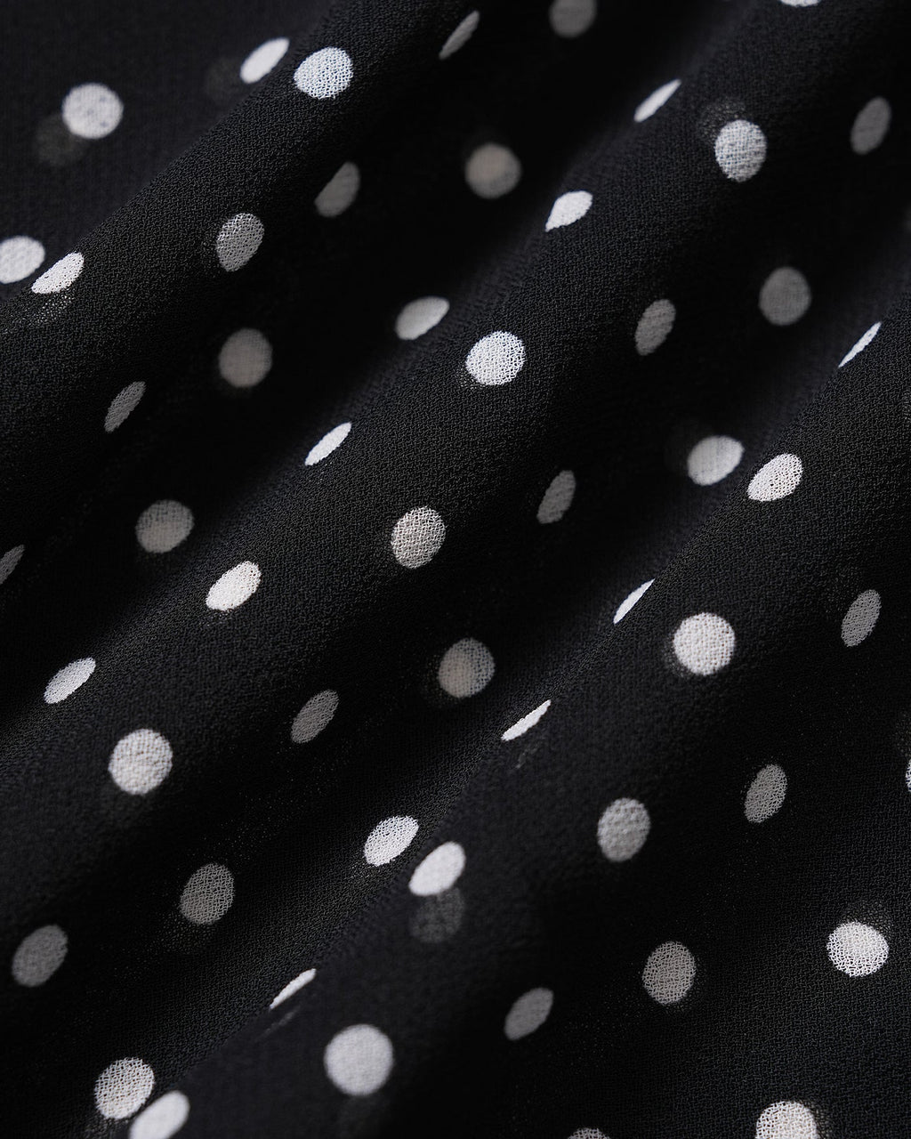 Polka Dot Tank Top with Black Boat Neck